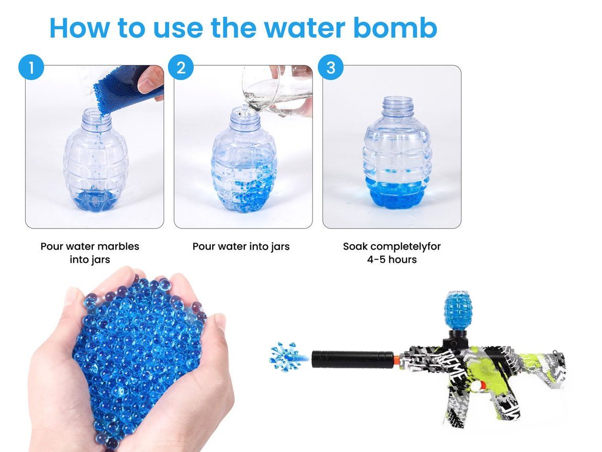 Electric Gel Blaster Water Toy