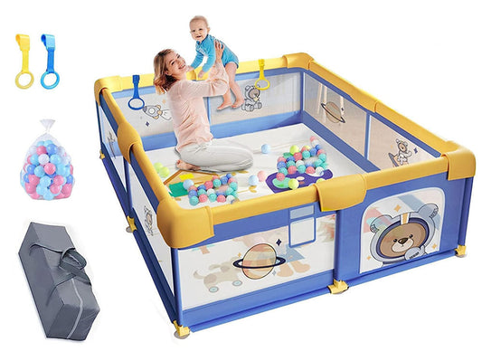 Portable Baby Playpen Fence Gate Wall Fence Barrier