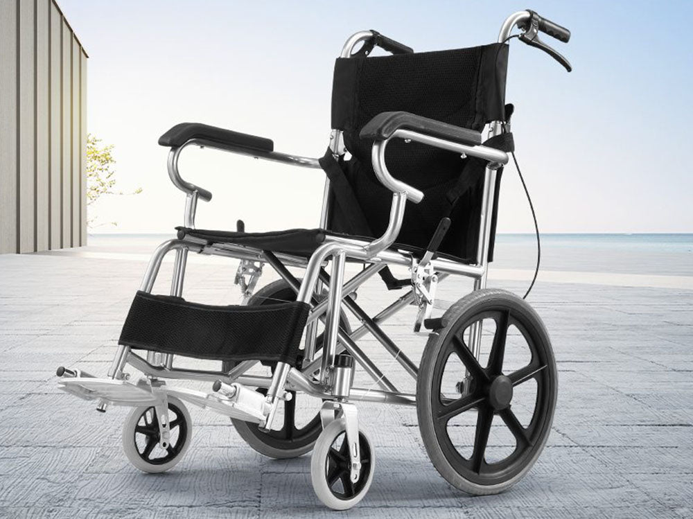 Folding Transit Wheelchair Lightweight