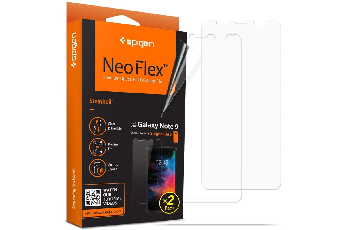 Spigen NeoFlex Note 9 Screen Protector 2 Pack