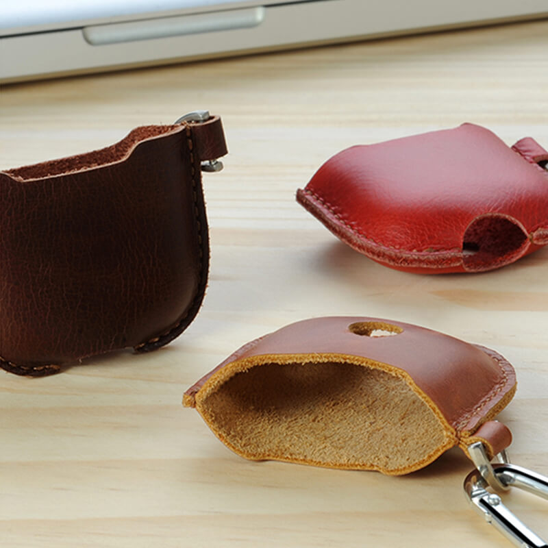Mobie Head Layer Cowhide Shaping Shell Compatible with Airpods CS8115