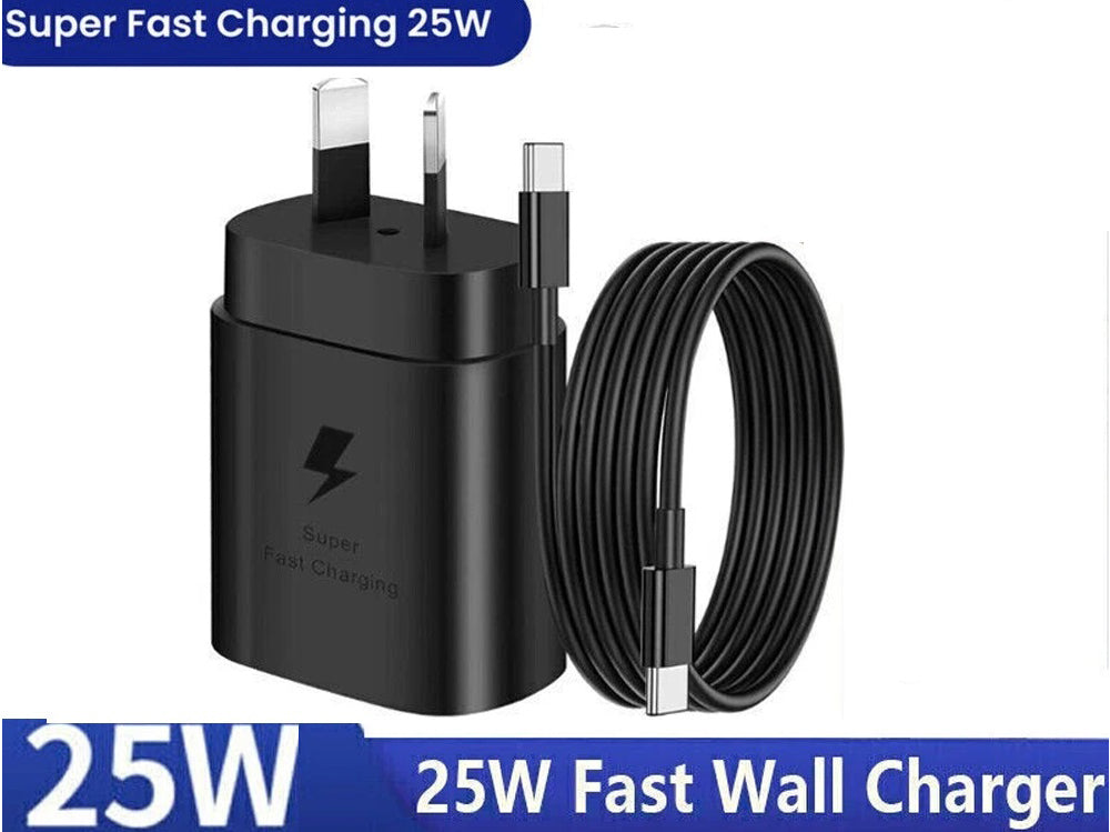 Samsung 25W Fast Charger With Type C Cable Replacement