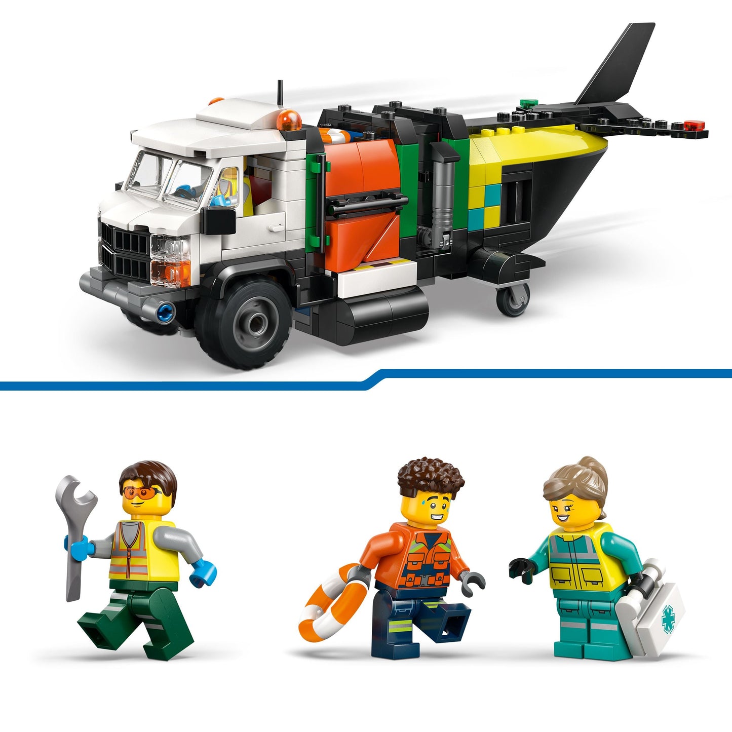 LEGO City: Airplane Service Truck and Hovercraft Remix (60505)