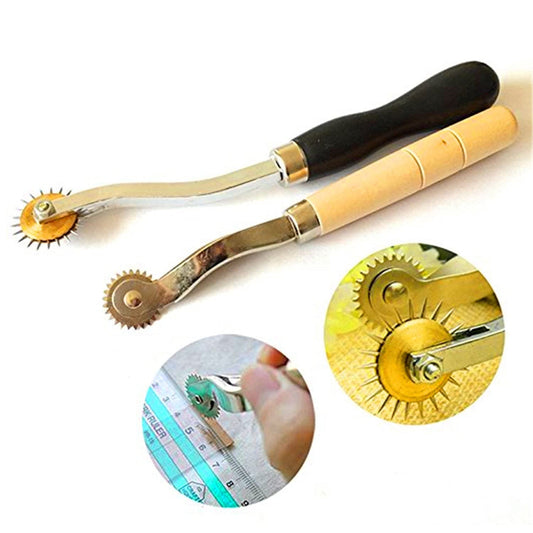 18PCs Leather Craft Tools Kit Tools DIY Groover Punch Kit Stiching Carving Craft Sewing