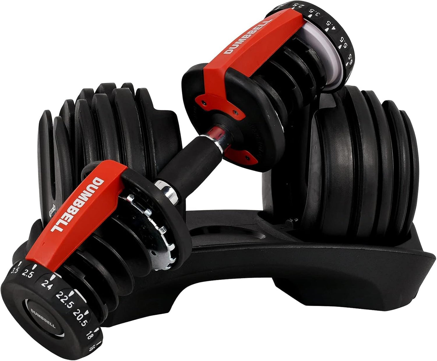 Adjustable Dumbbells 24Kg Pair
