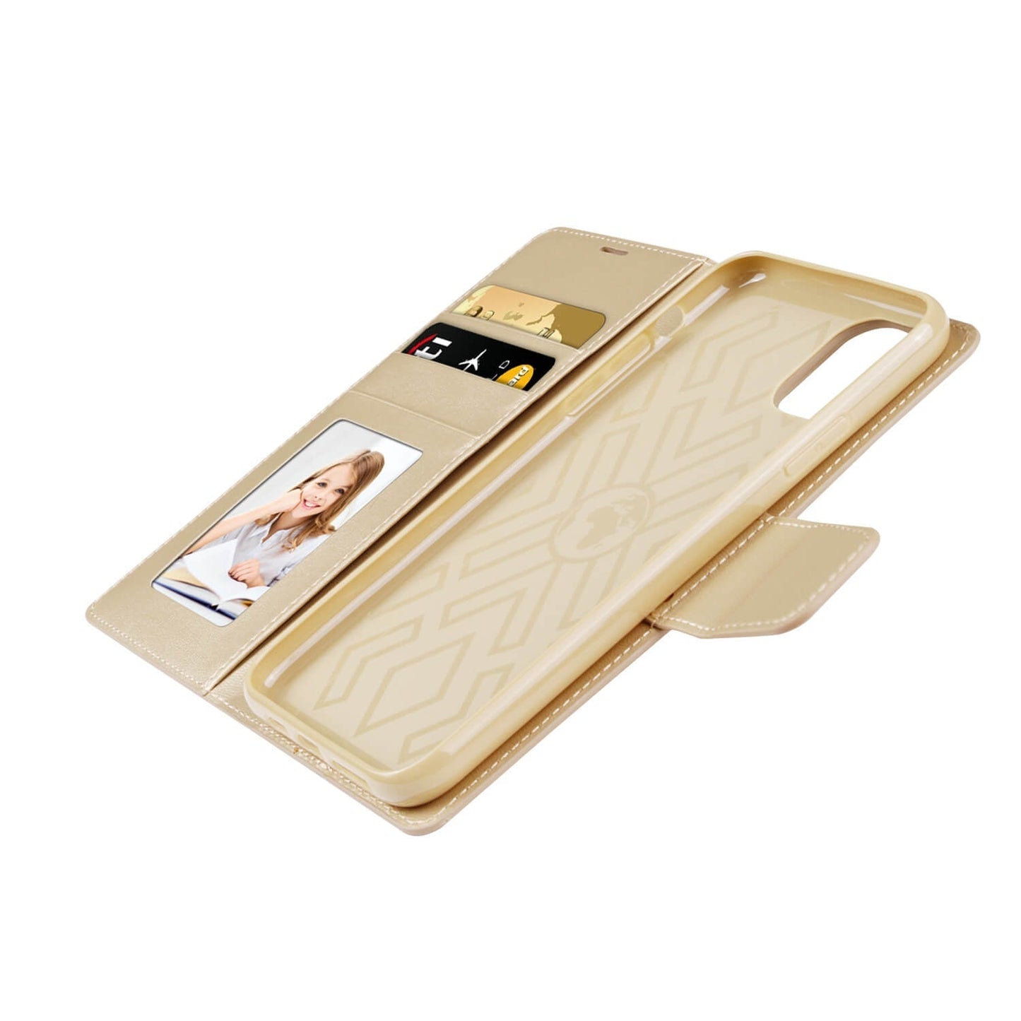 Suitable for Phone Hanman Mill Series Leather Wallet Flip Case