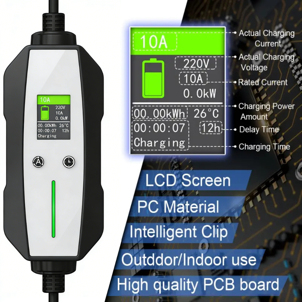 Portable EV Charger Type-1 10A