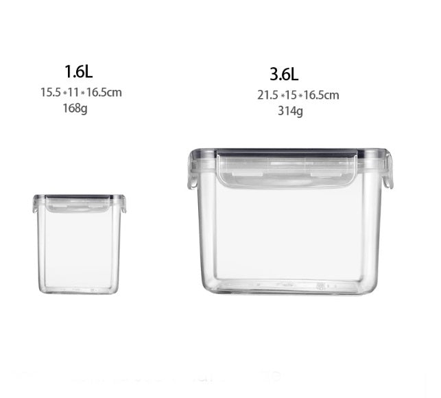 6 Pcs Plastic Food Storage Containers with Airtight Lids - Leakproof & Freezer