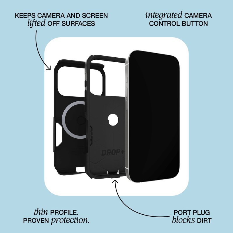 Compatible with iPhone 17 OtterBox Commuter Case with Camera Control