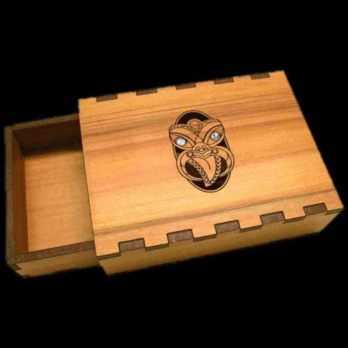 Large Matau with Wooden gift box by Nick Balme Pendant