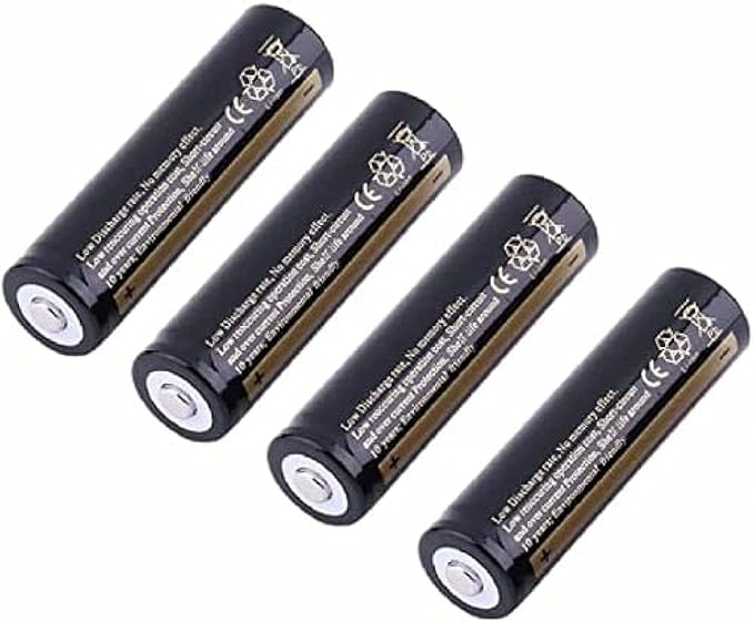 18650 Rechargeable Battery 4PCS