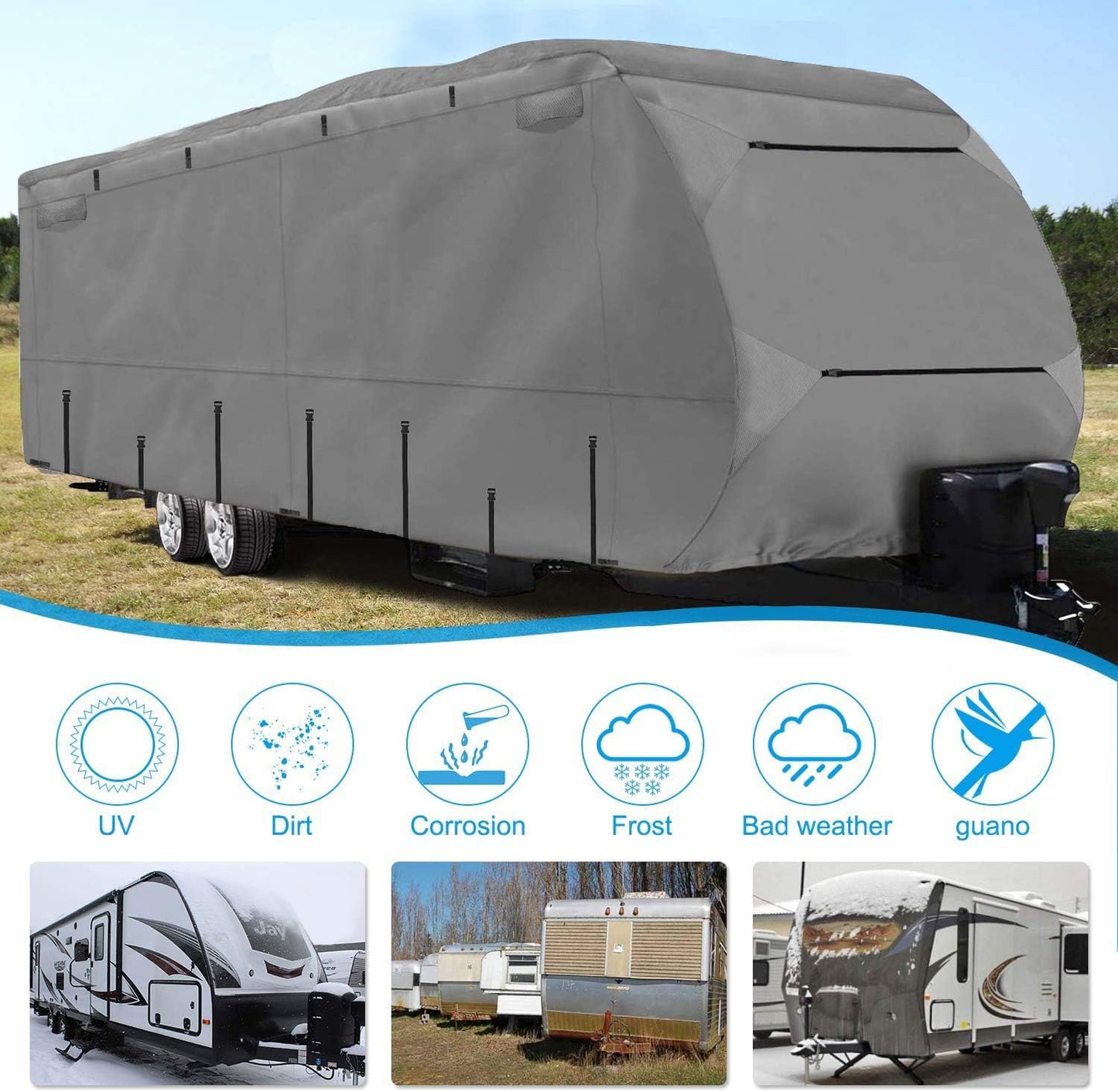 Camper Caravan Cover 16ft to 18ft RV Cover