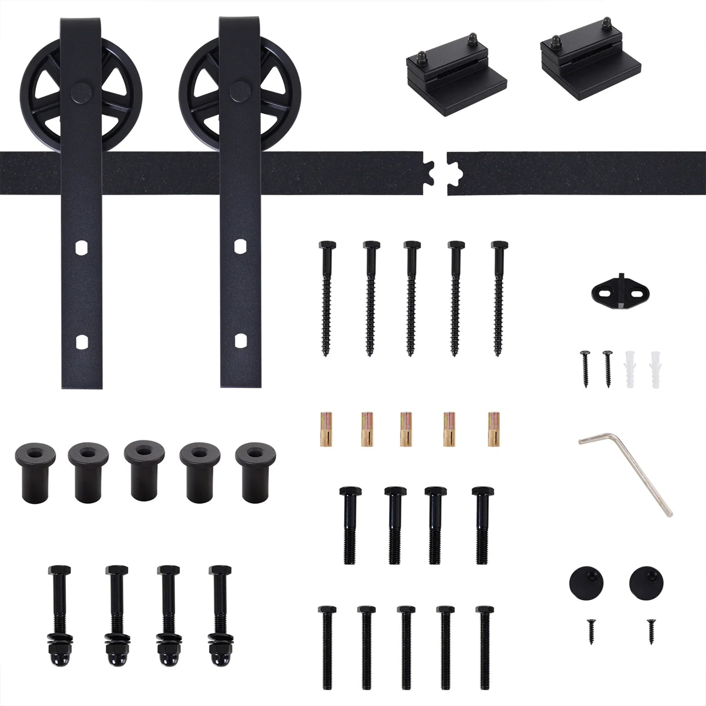 2m Sliding Barn Door Hardware Kit