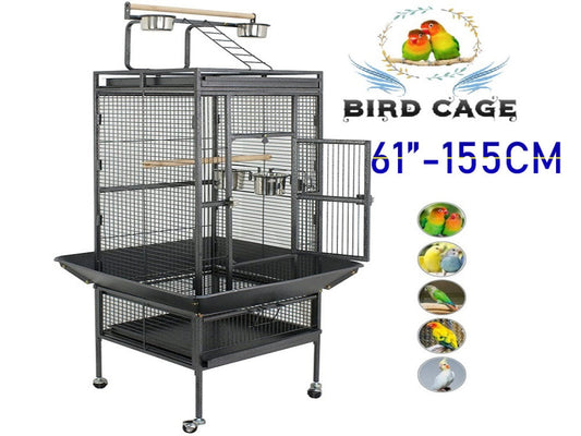 Bird Cage Parrot Aviary Perch Carrier