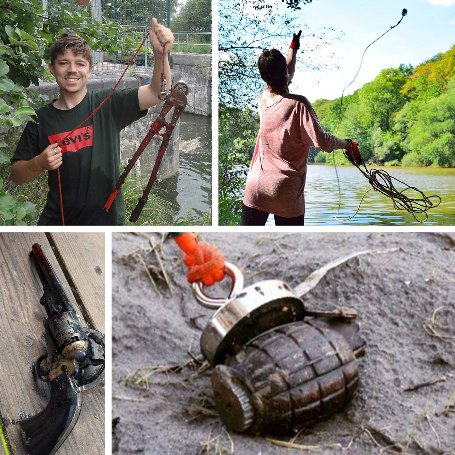 Salvage Magnet Fishing Kit 140KG