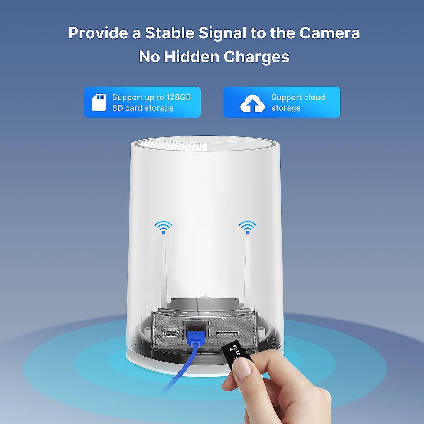 Security camera base station