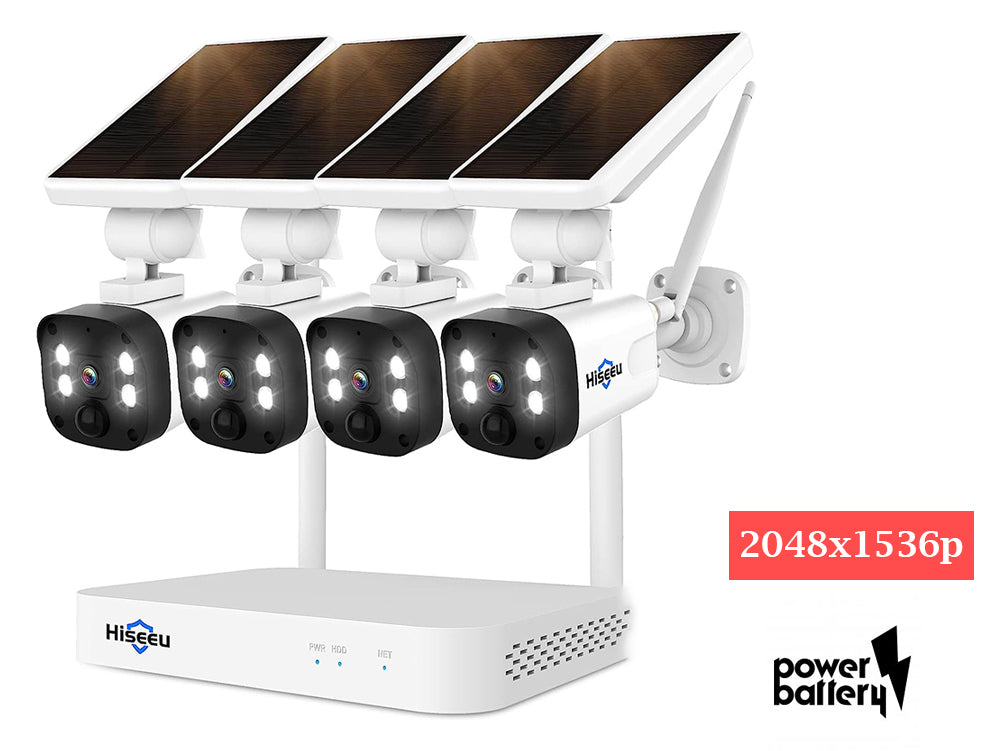 3MP Wireless Security camera system Wire-Free