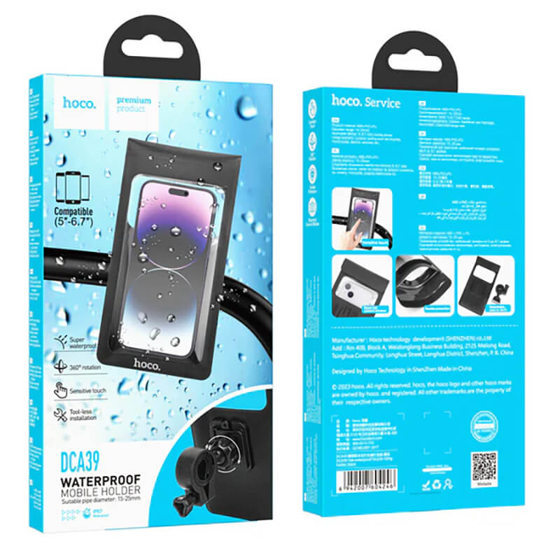 Hoco Waterproof Bike Motorcycle Phone Mount DCA39