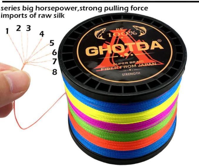 8 strand 40lb x 500m Ghotda Fishing Braid