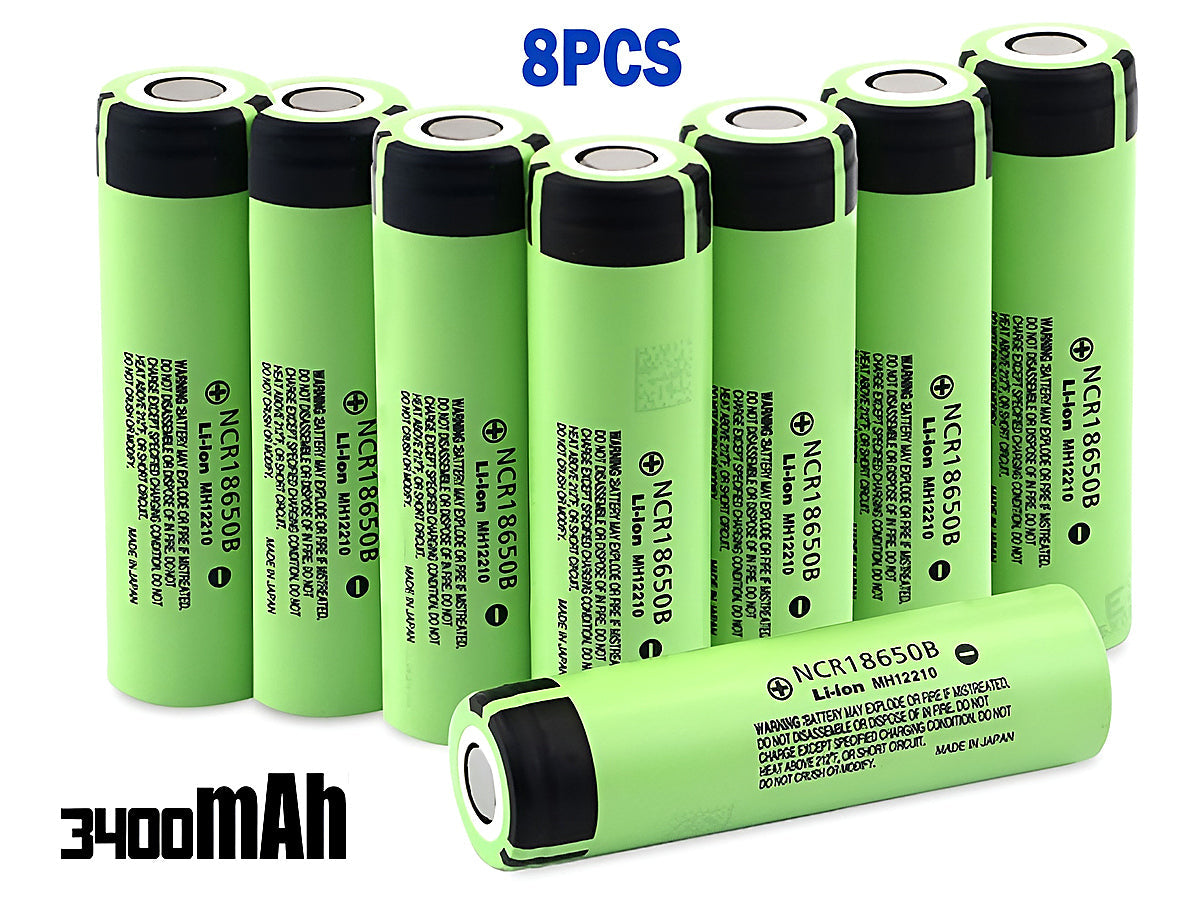 18650 Rechargeable Battery 8PCS