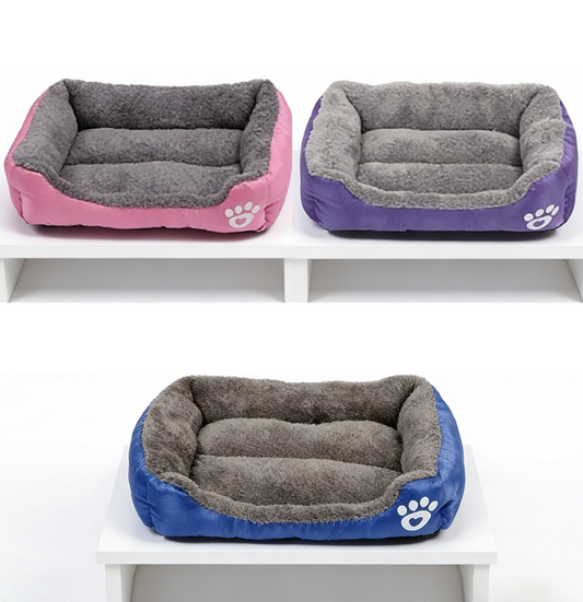 80cm Colourful Calming Dog Bed Warming Washable XL