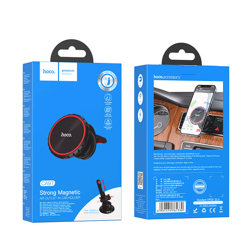 Hoco City Air Outlet Magnetic Car Phone Holder CA97