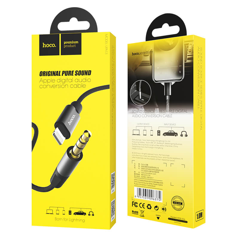Hoco Lightning to 3.5mm Audio Cable 1M UPA13