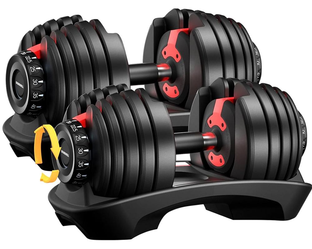 ergonomic dumbbell handles