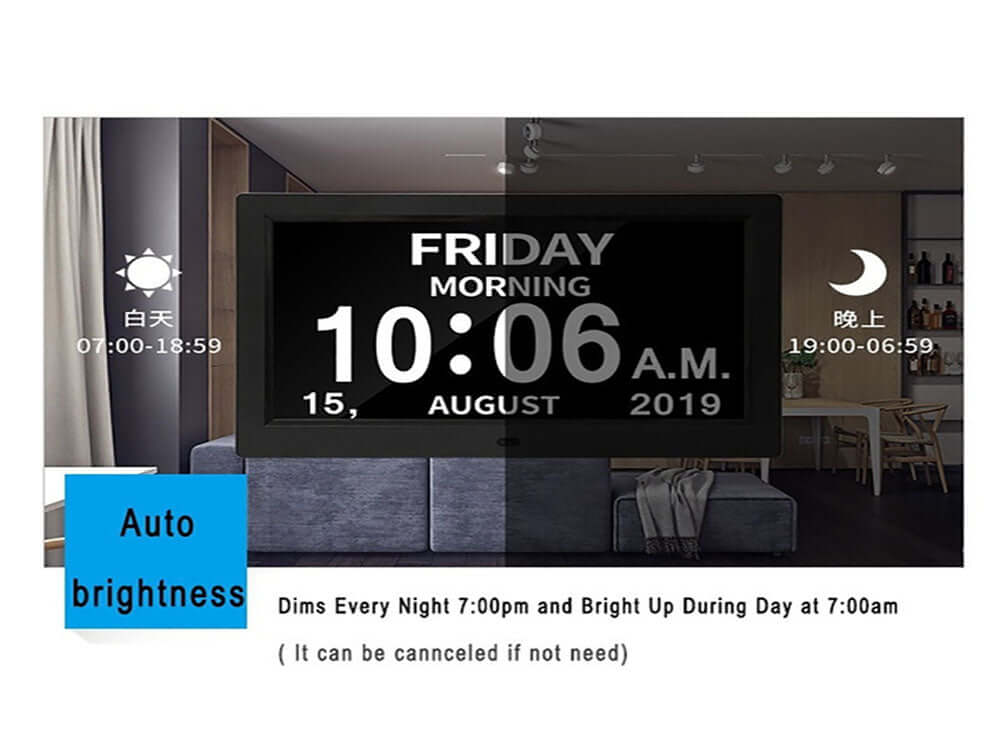 Digital Calendar Alarm Day Clock - The Shopsite