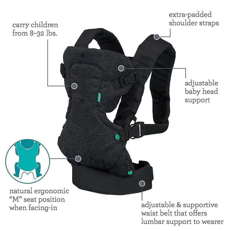 Infantino baby carrier closeup