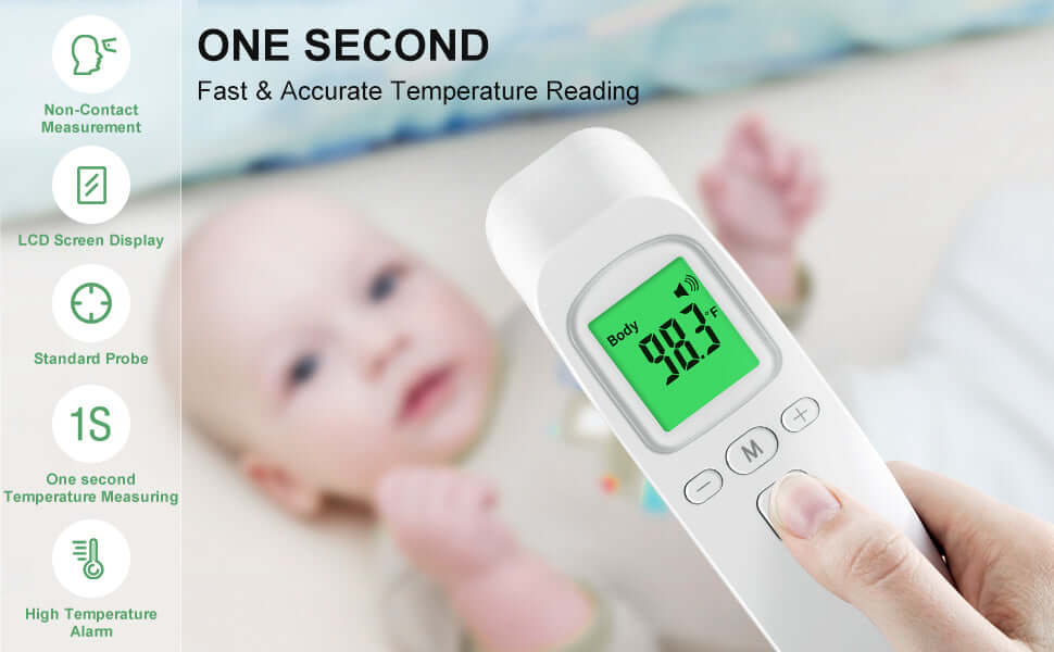 Forehead thermometer usage