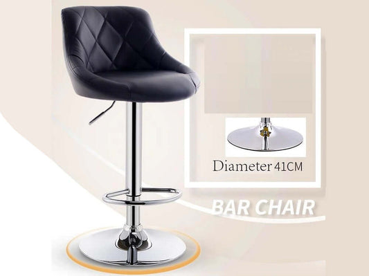 Adjustable height bar stools