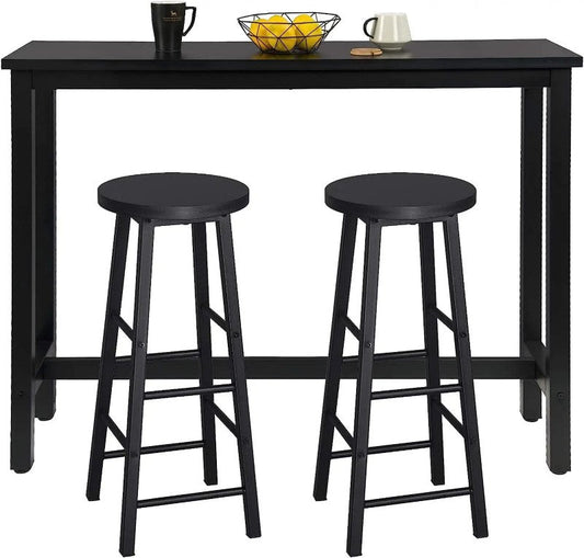 Bar table with two stools