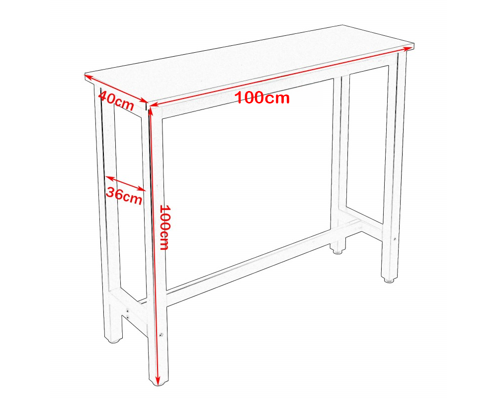 Bar table and stools set