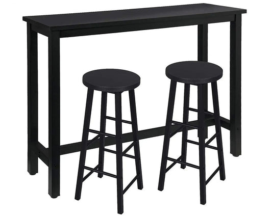 Bar table with two stools