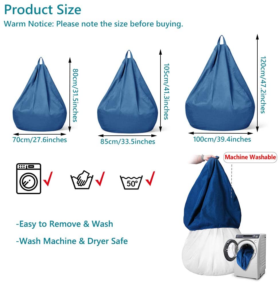 Bean bag cover set of two