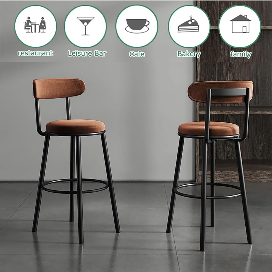 Bar Stools Velvet Kitchen Bar Stool