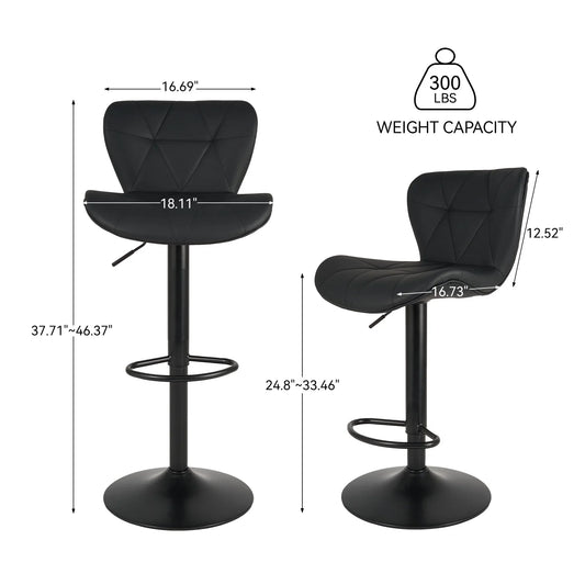 Bar Stools Adjustable Swivel Bar Stools