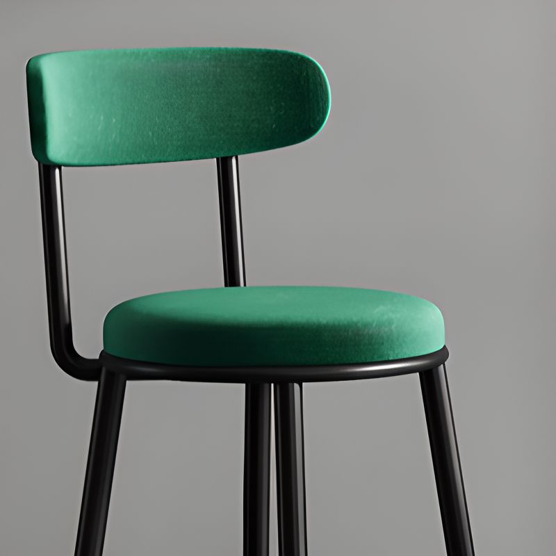 Bar Stools Velvet Kitchen Stool Green