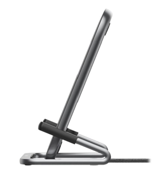 Baseus Rib Horizontal and Vertical Holder Wireless Charger Stand 15W Black