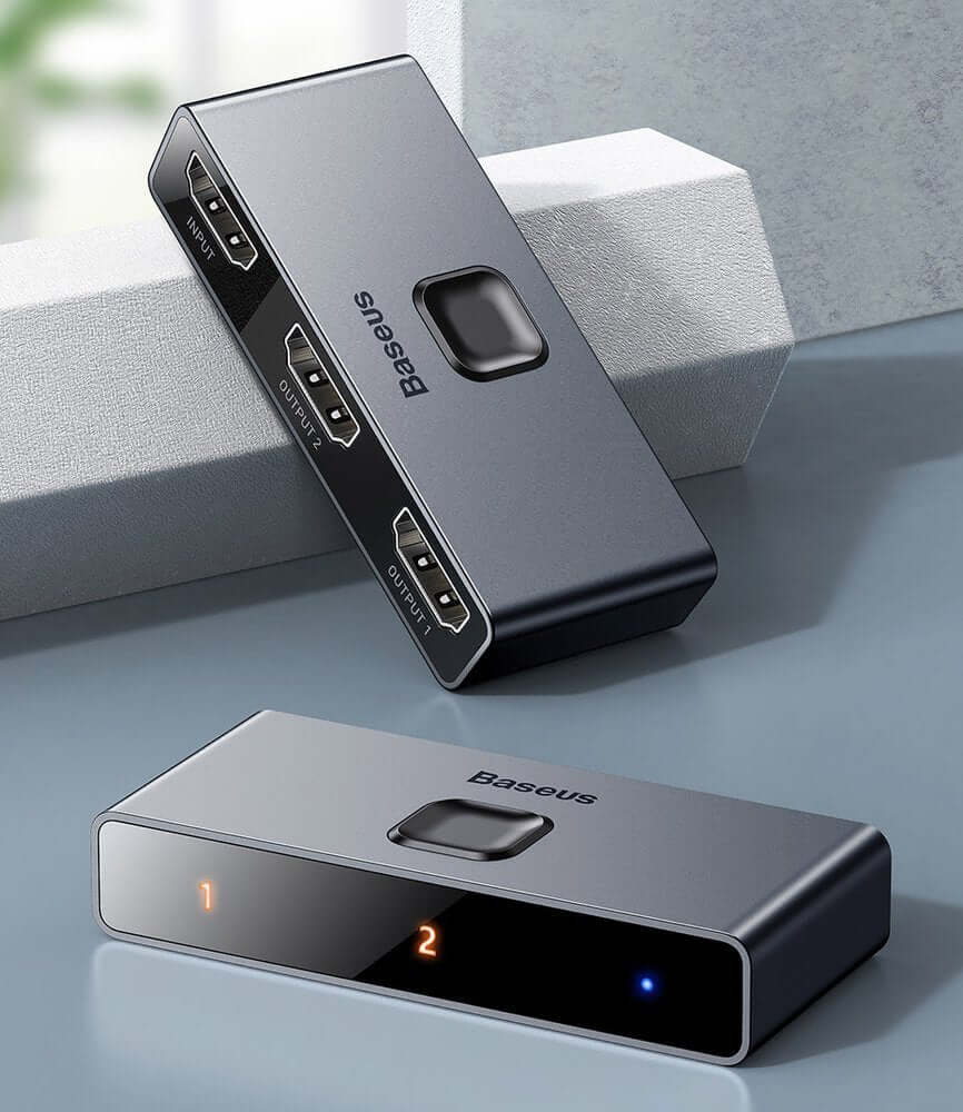 4K HDMI Switcher 2 in 1 Adapter Splitter Converter for PS4 XBOX TV PC