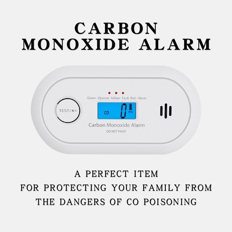CO detector with battery included