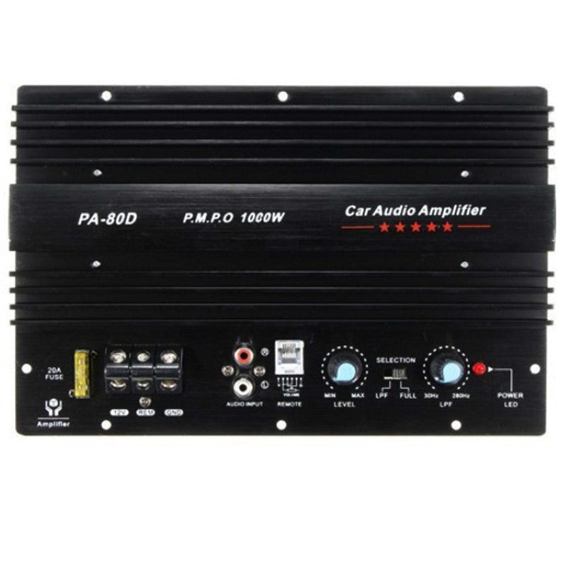 Black car amplifier device