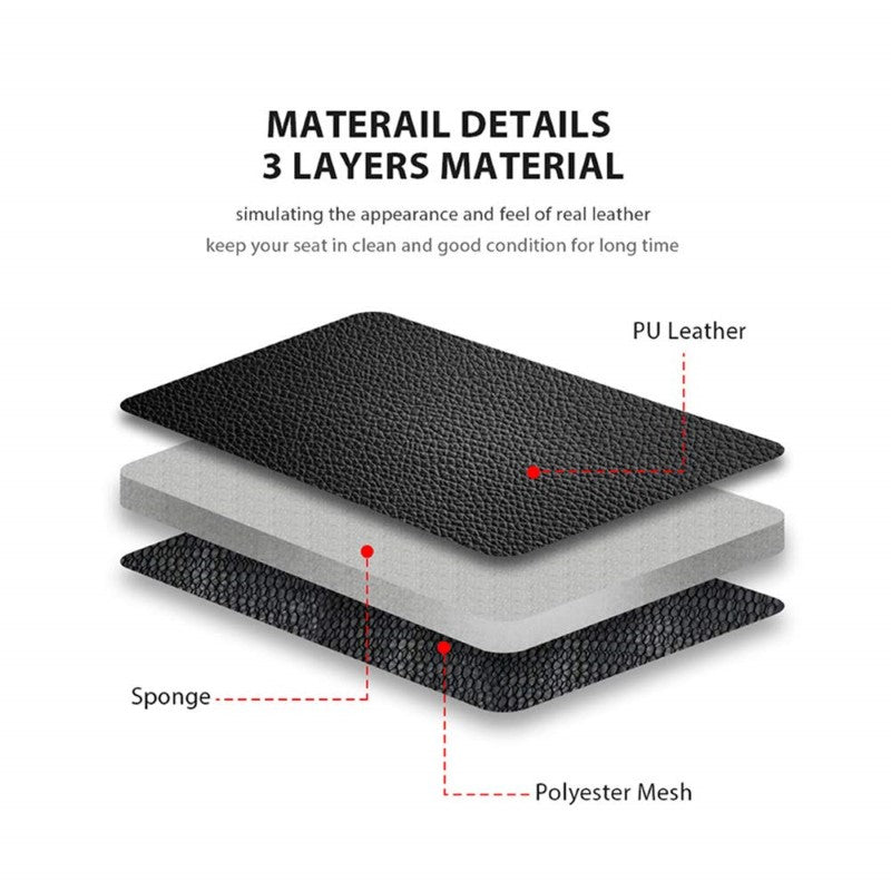 Three layer seat covers