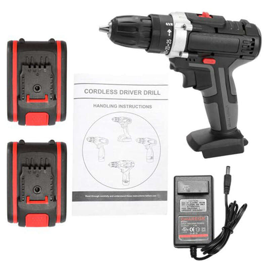 Electric drill with keyless chuck
