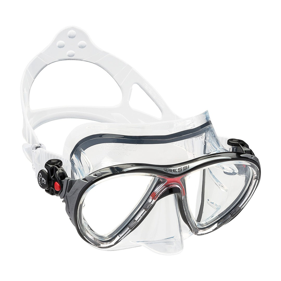 Cressi Big Eyes Evolution Crystal Diving Mask including Corrective lense