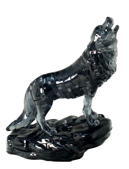 Crystal Puzzle - Black Wolf