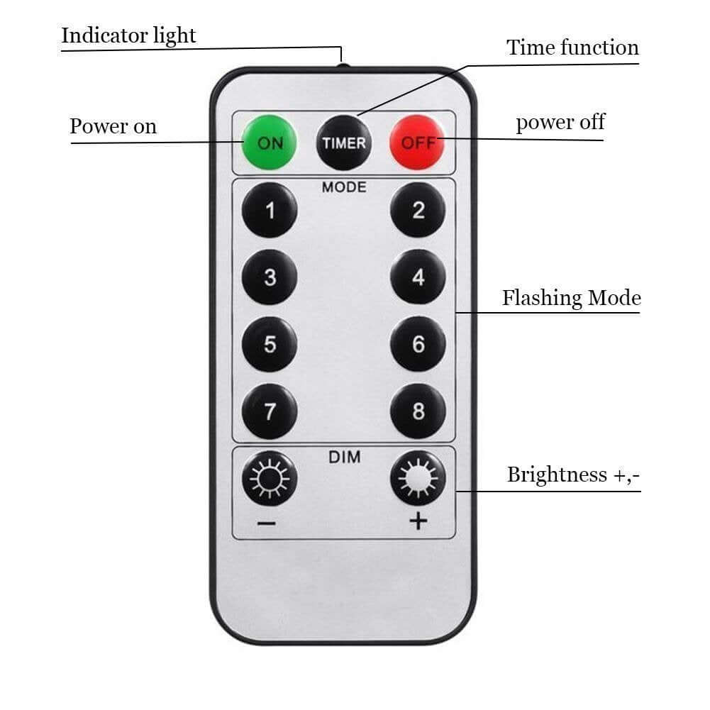 Curtain Lights 3*3m Warm White - The Shopsite