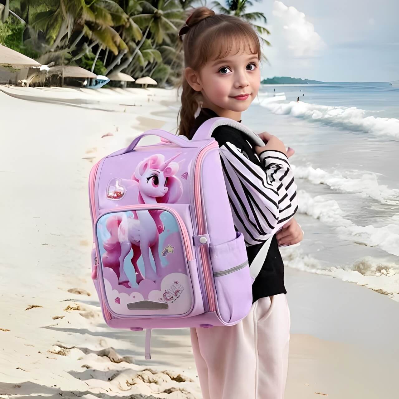 Unicorn Backpack & School Bags for Gilrs NZ | Pink & Purple