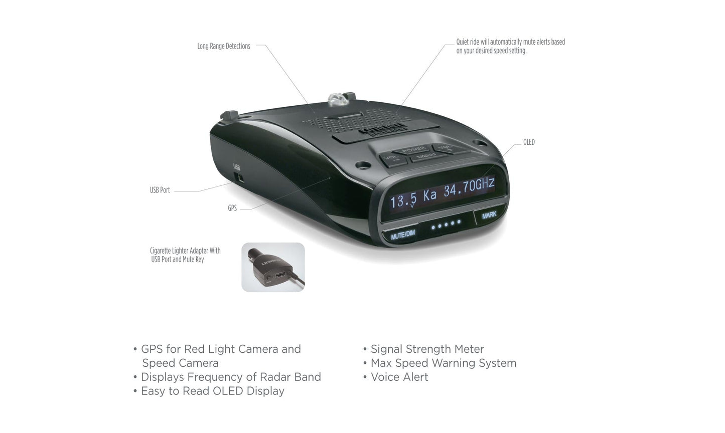 Uniden DFR7 Super-Long Range Radar GPS